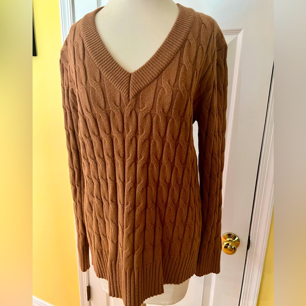 Woman’s V-neck Sweater